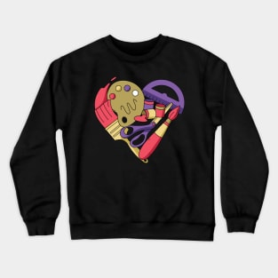 Crafty Heart - Creative Pulse Crewneck Sweatshirt